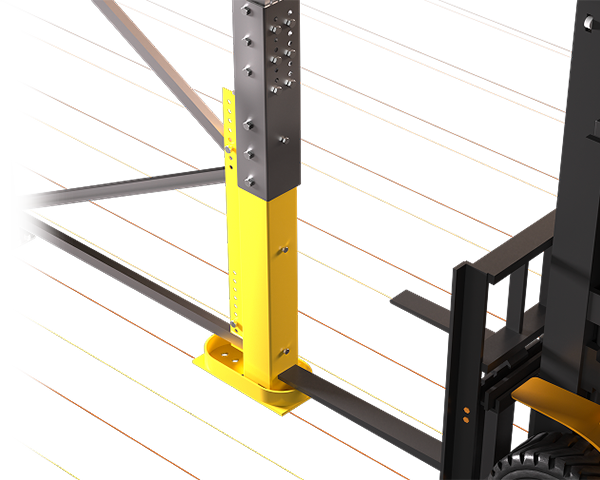 Goliath and forklift